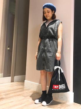 MOMO子さん（レディース・156cm）の夏コーディネート