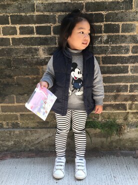 YuiYui MaMaさん（キッズ・100cm）の冬コーディネート