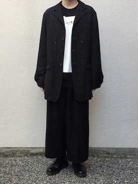 「SHAREEF（シャリーフ）のアイテム（その他）」を使った、らんさん（メンズ・175cm）の秋コーディネート
