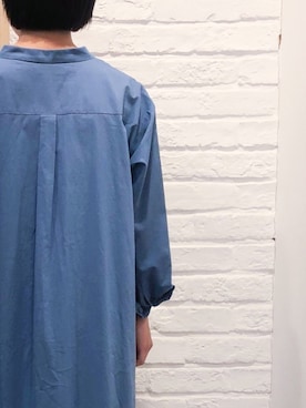 「URBAN RESEARCH Sonny Label（アーバンリサーチサニーレーベル）のアイテム（シャツワンピース）」を使った、フタバさん（レディース・151cm）の冬コーディネート