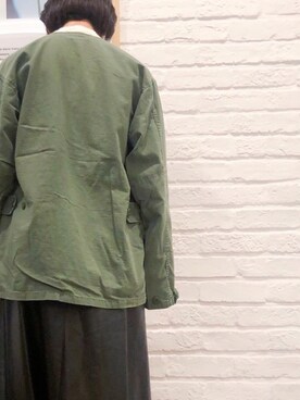 「ROTHCO（ロスコ）のアイテム（その他アウター）」を使った、フタバさん（レディース・151cm）の冬コーディネート