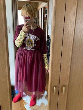 「amatunal（アマチュナル）のアイテム」を使った、さとみ@JUMP   UP!さん（レディース・161cm）の春コーディネート