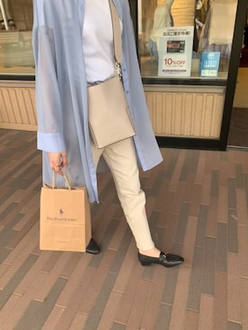 「na.e（ナエ）のアイテム」を使った、チョコミントさん（レディース・164cm）の春コーディネート