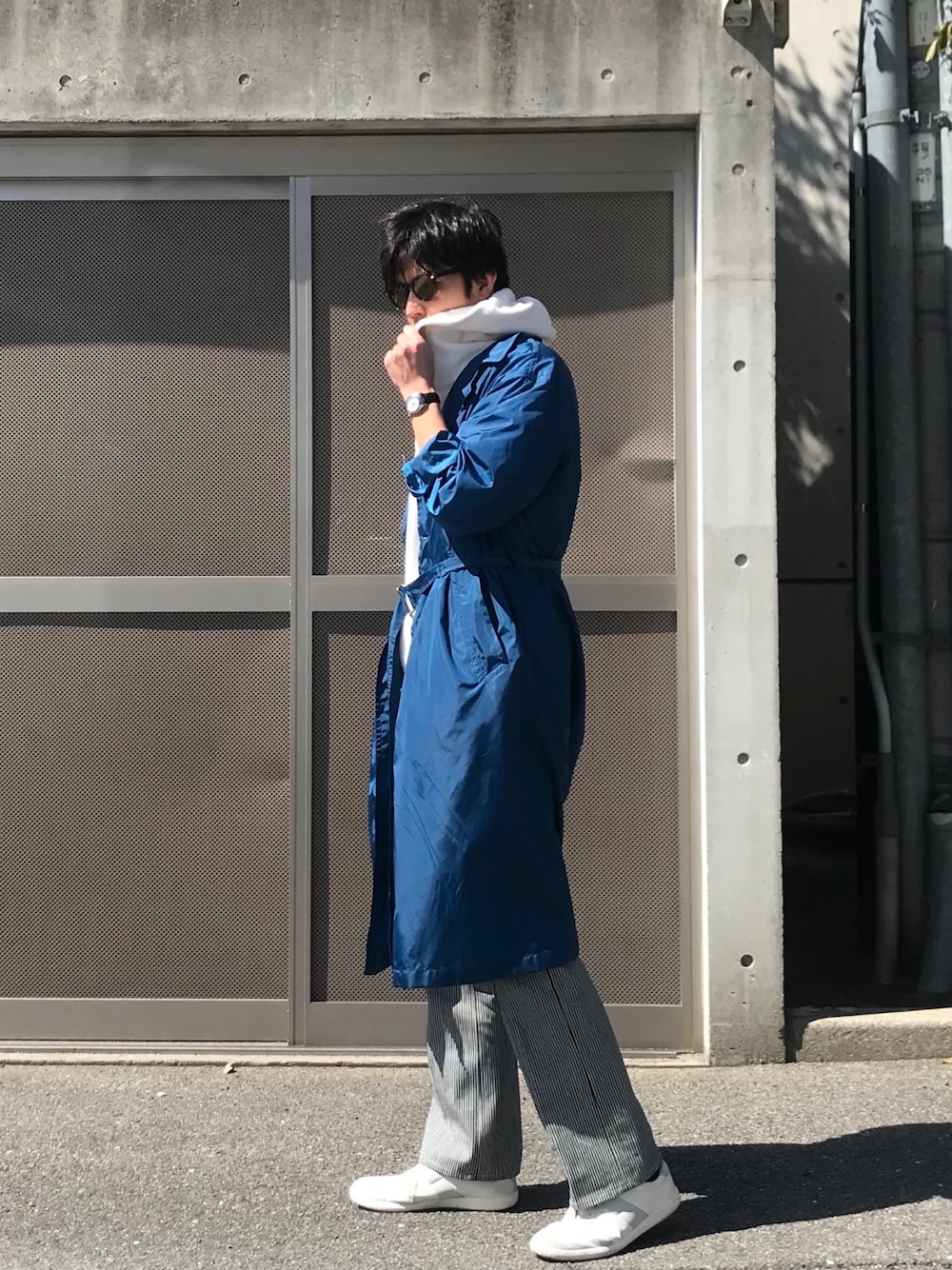 DRIES VAN NOTENのトレンチコートを使った人気ファッション