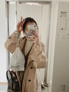 「Aesop（イソップ）のアイテム」を使った、egg🥚さん（レディース・158cm）の春コーディネート