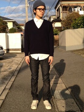 はやしはやしはやしはやしはやしはやしはやさん（メンズ）の秋コーディネート