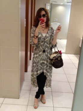 「Lee（リー）のアイテム（その他パンツ）」を使った、やちさん（レディース・158cm）の秋コーディネート