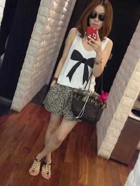 「jeffreycampbell」｜やちさん（レディース・158cm）の夏コーディネート
