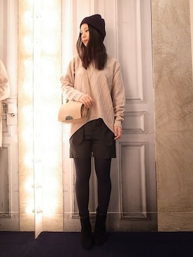 「ISABEL MARANT（イザベルマラン）のアイテム（ブーツ）」を使った、g-GIEMAISONSTAFFさん（レディース・165cm）の秋コーディネート