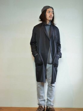 「UNUSED（アンユーズド）のアイテム（その他アウター）」を使った、citylightsさん（メンズ・176cm）の秋コーディネート