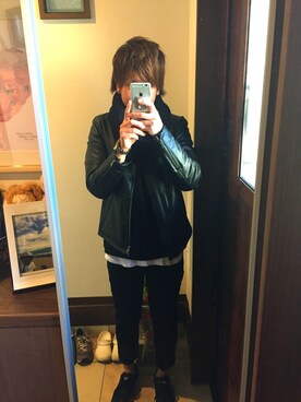 そらぱぱさん（メンズ・174cm）の冬コーディネート