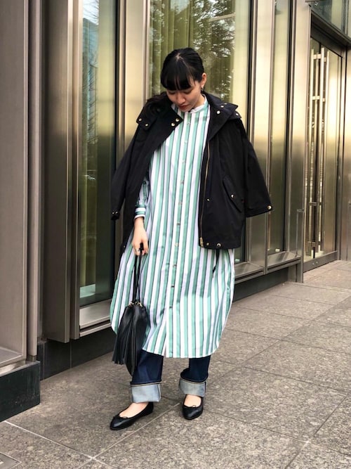 Izumisawa Karin ユナイテッドアローズ 丸の内店 United Arrowsのバレエシューズを使ったコーディネート Wear