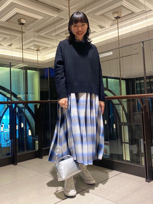 Izumisawa Karin ユナイテッドアローズ 丸の内店 Dahl Iaのシャツワンピースを使ったコーディネート Wear
