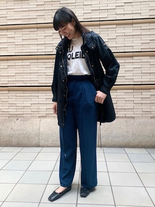 【人気】チェンバー CHEMBUR  スタッズ スクエアトゥ フラットシューズ CHEMBUR（チェンバー）の「＜CHEMBUR＞SQ FLAT STUD フラット