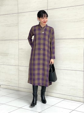 「TICCA（ティッカ）のアイテム（ワンピース/ドレス）」を使った、Izumisawa karinさん（レディース・165cm）の夏コーディネート