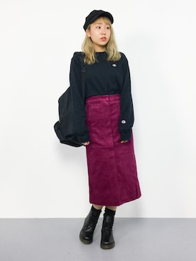 E R Uさん（レディース・157cm）の秋コーディネート