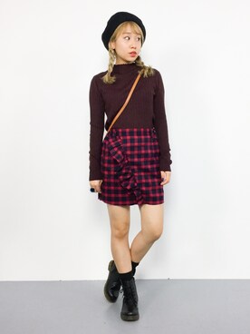 E R Uさん(レディース・157cm)の秋コーディネート