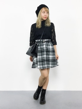 「antic rag（アンティックラグ）のアイテム」を使った、エル 🍒さん（レディース・157cm）の秋コーディネート