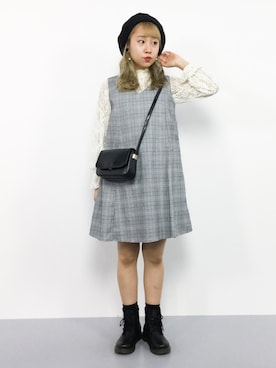 E R Uさん（レディース・157cm）の秋コーディネート