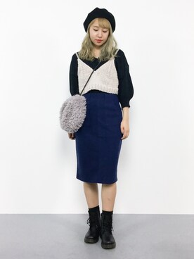 エル 🍒さん（レディース・157cm）の秋コーディネート