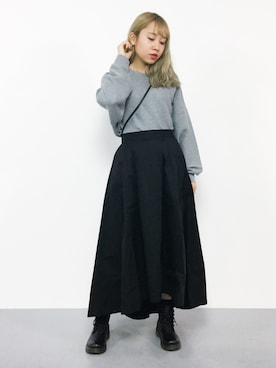 エル 🍒さん（レディース・157cm）の秋コーディネート