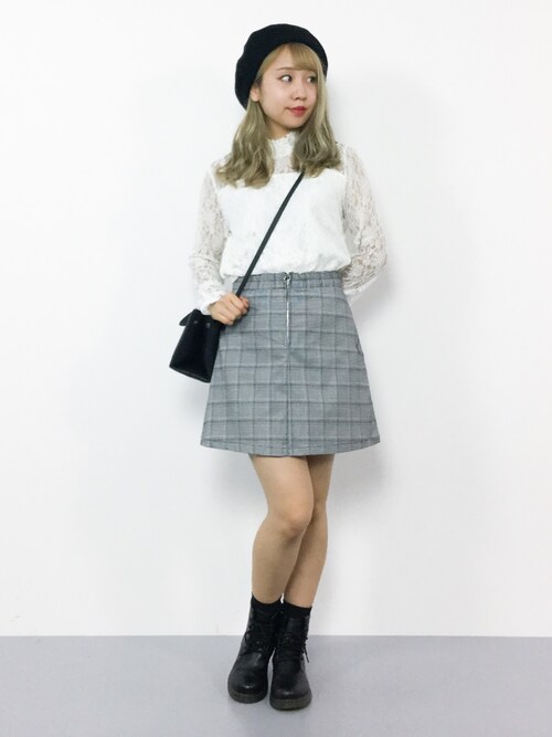 搭配t恤包含标签「ハイネック」的女性时尚穿搭总览(季节:秋) - wear