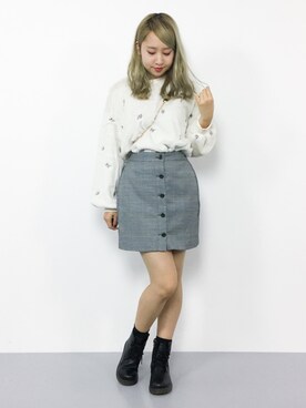 「rps（アールピーエス）のアイテム（その他トップス）」を使った、エル 🍒さん（レディース・157cm）の秋コーディネート