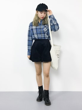 「AMERICAN HOLIC」｜エル 🍒さん（レディース・157cm）の秋コーディネート