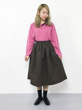 E R Uさん（レディース・157cm）の秋コーディネート