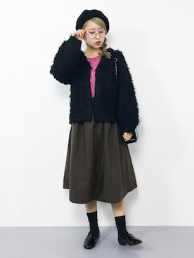 E R Uさん(レディース・157cm)の秋コーディネート