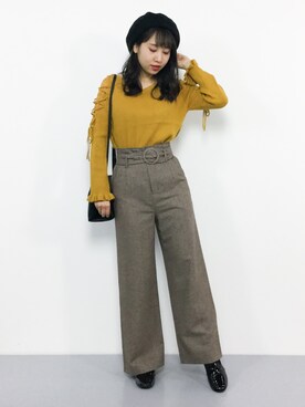 E R Uさん（レディース・157cm）の秋コーディネート