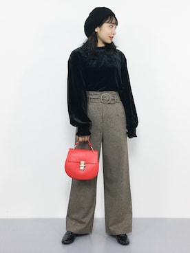 エル 🍒さん(レディース・157cm)の秋コーディネート