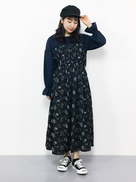 E R Uさん（レディース・157cm）の秋コーディネート