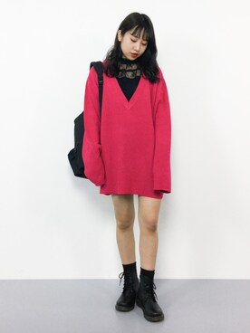 E R Uさん（レディース・157cm）の秋コーディネート