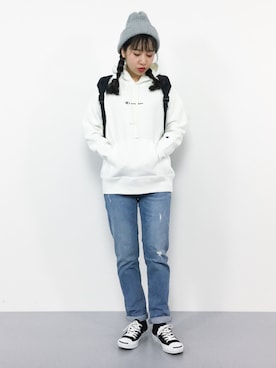 E R Uさん（レディース・157cm）の秋コーディネート