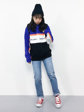 E R Uさん（レディース・157cm）の秋コーディネート