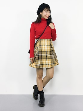 エル 🍒さん（レディース・157cm）の秋コーディネート