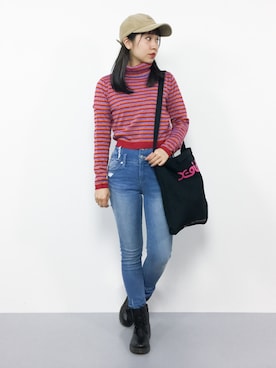 E R Uさん（レディース・157cm）の秋コーディネート