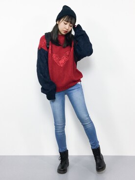 E R Uさん（レディース・157cm）の秋コーディネート