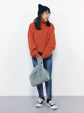 E R Uさん（レディース・157cm）の秋コーディネート