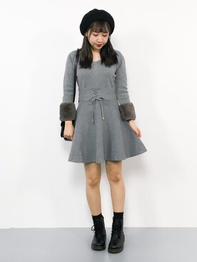 エル 🍒さん（レディース・157cm）の秋コーディネート