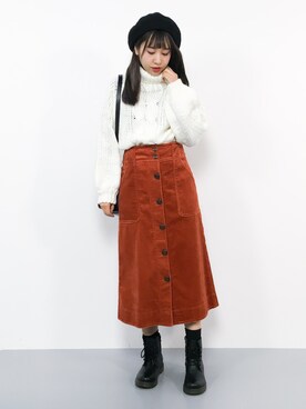 E R Uさん(レディース・157cm)の秋コーディネート