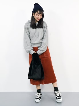 E R Uさん（レディース・157cm）の秋コーディネート