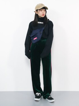 エル 🍒さん（レディース・157cm）の秋コーディネート