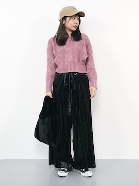 E R Uさん（レディース・157cm）の秋コーディネート