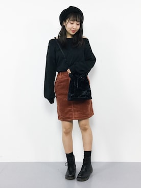 エル 🍒さん（レディース・157cm）の秋コーディネート