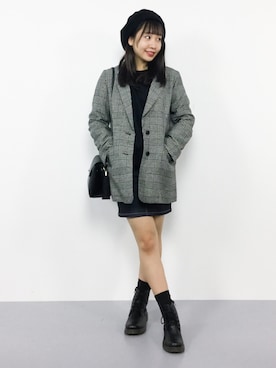 E R Uさん（レディース・157cm）の秋コーディネート