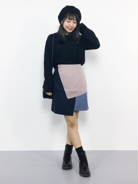 エル 🍒さん（レディース・157cm）の秋コーディネート