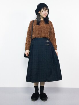 E R Uさん（レディース・157cm）の秋コーディネート