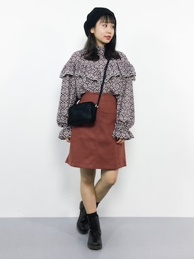 E R Uさん（レディース・157cm）の秋コーディネート